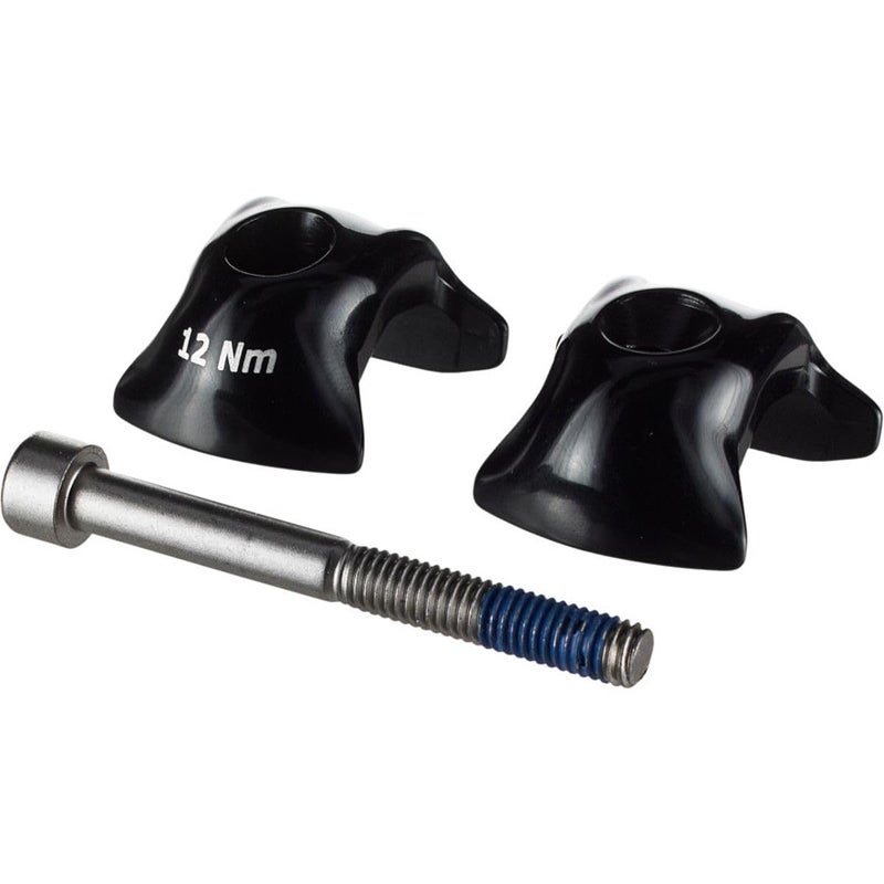 Ritchey WCS Carbon 1-Bolt Seatpost Clamp - Fits 7mm x 9.6mm Saddle Rails, Alloy, for Use with WCS Carbon 1-Bolt Seatposts